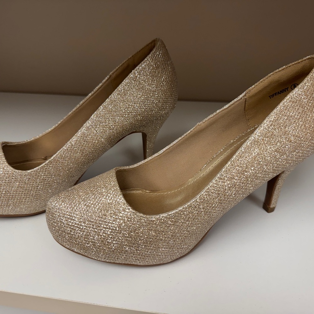 Elegant Gold High Heels